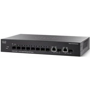 10-Port Gigabit Managed SFP Switch CISCO SG350-10SFP-K9-EU