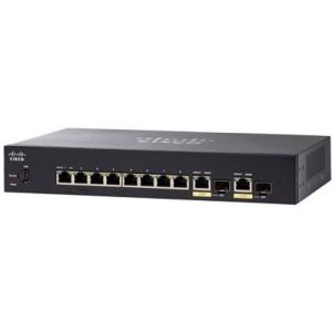 10-Port Gigabit PoE Managed Switch CISCO SG350-10MP-K9-EU