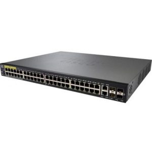 48-port 10/100 PoE Managed Switch CISCO SF350-48P-K9-EU