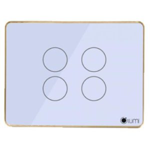 Công tắc viền nhôm Lumi