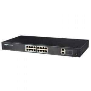 Switch PoE 16 Port Dahua DH-PFS4018-16P-250